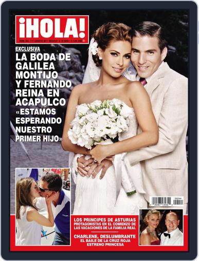 Hola! Mexico August 10th, 2011 Digital Back Issue Cover