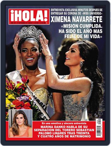 Hola! Mexico September 14th, 2011 Digital Back Issue Cover