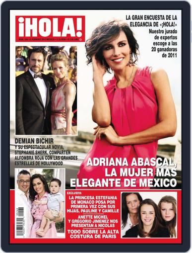 Hola! Mexico February 1st, 2012 Digital Back Issue Cover
