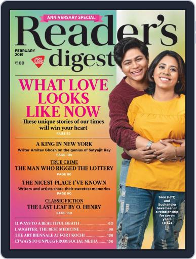 Reader's Digest India February 1st, 2019 Digital Back Issue Cover