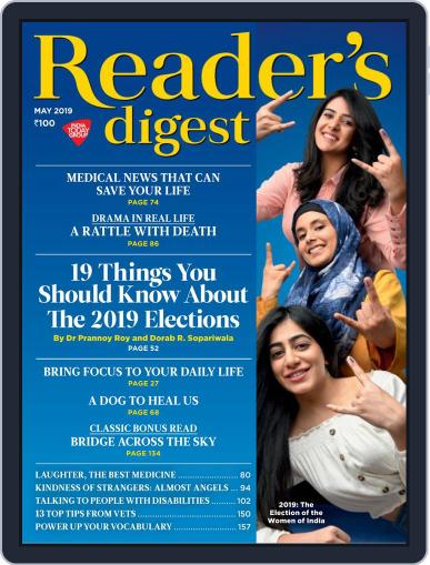 Reader's Digest India May 1st, 2019 Digital Back Issue Cover
