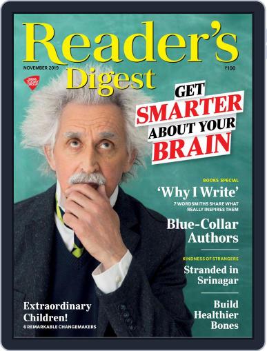 Reader's Digest India November 1st, 2019 Digital Back Issue Cover