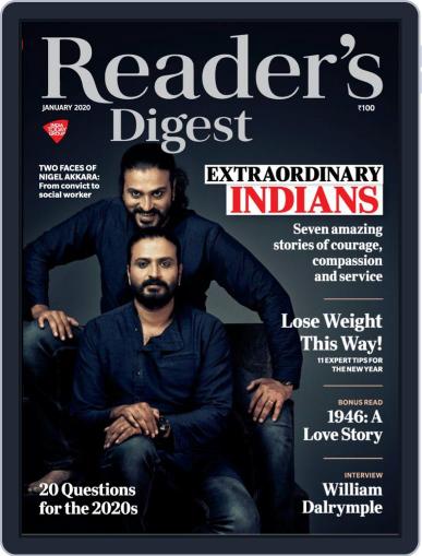 Reader's Digest India January 1st, 2020 Digital Back Issue Cover
