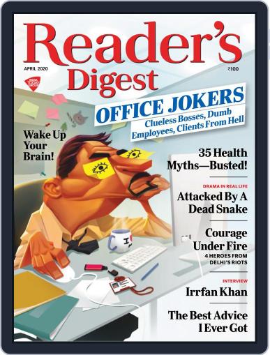 Reader's Digest India April 1st, 2020 Digital Back Issue Cover