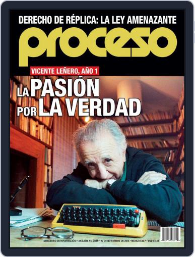Proceso November 29th, 2015 Digital Back Issue Cover