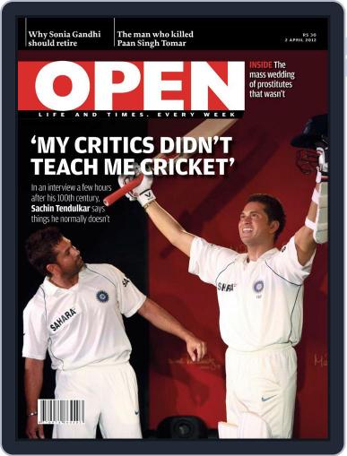 Open India March 23rd, 2012 Digital Back Issue Cover