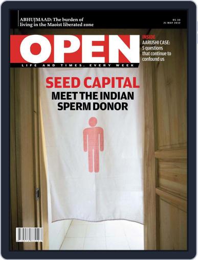 Open India May 11th, 2012 Digital Back Issue Cover