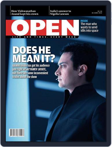 Open India June 7th, 2012 Digital Back Issue Cover