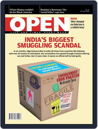 Open India July 20th, 2012 Digital Back Issue Cover