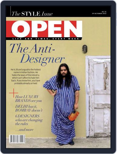Open India October 19th, 2012 Digital Back Issue Cover