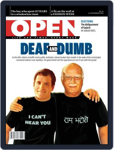 Open India November 1st, 2012 Digital Back Issue Cover