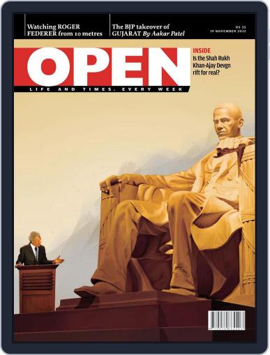 Open India November 9th, 2012 Digital Back Issue Cover