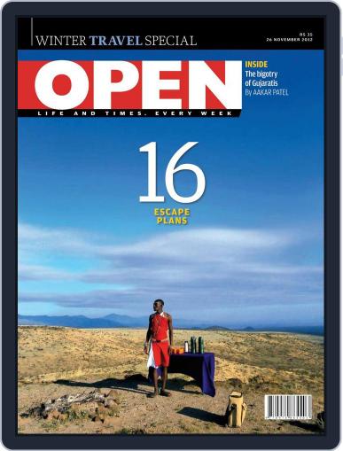 Open India November 15th, 2012 Digital Back Issue Cover