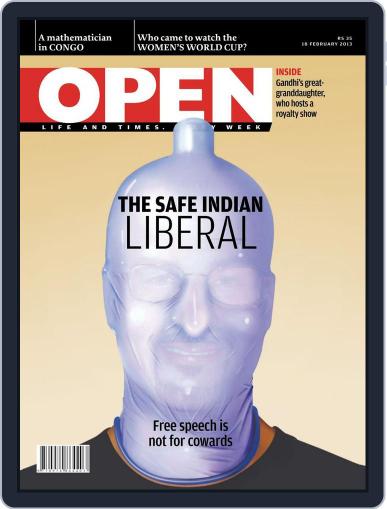 Open India February 8th, 2013 Digital Back Issue Cover