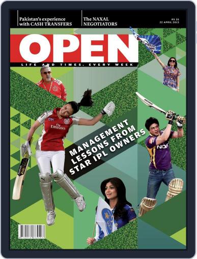 Open India April 11th, 2013 Digital Back Issue Cover