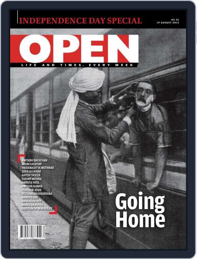 Open India August 8th, 2013 Digital Back Issue Cover