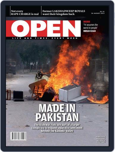 Open India August 15th, 2013 Digital Back Issue Cover