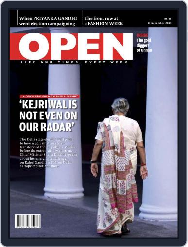 Open India October 31st, 2013 Digital Back Issue Cover