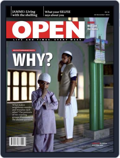 Open India November 7th, 2013 Digital Back Issue Cover