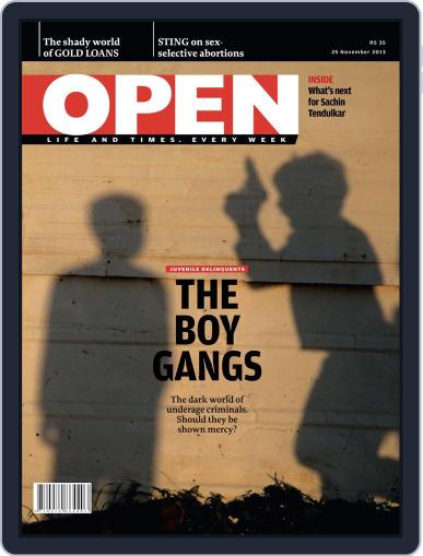Open India November 14th, 2013 Digital Back Issue Cover