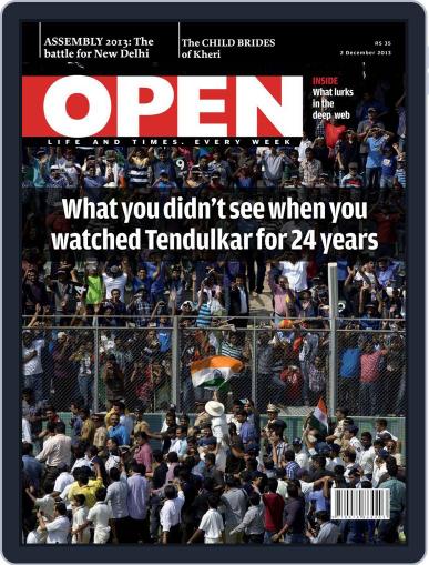 Open India November 21st, 2013 Digital Back Issue Cover