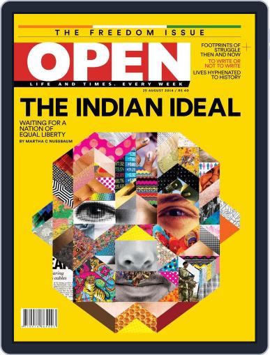 Open India August 15th, 2014 Digital Back Issue Cover