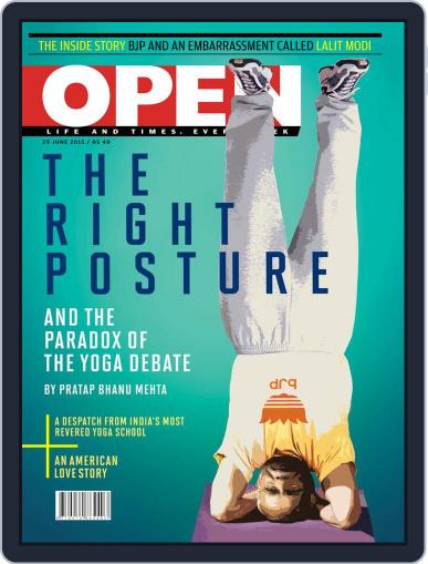 Open India June 18th, 2015 Digital Back Issue Cover