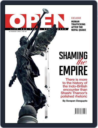 Open India August 15th, 2015 Digital Back Issue Cover