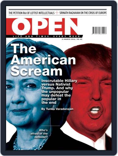 Open India March 21st, 2016 Digital Back Issue Cover