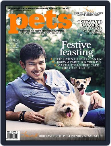 Pets Singapore December 11th, 2012 Digital Back Issue Cover