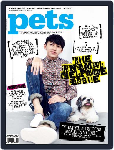 Pets Singapore April 11th, 2014 Digital Back Issue Cover