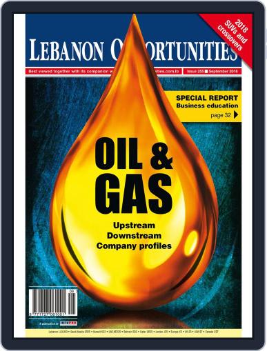 Lebanon Opportunities September 1st, 2018 Digital Back Issue Cover