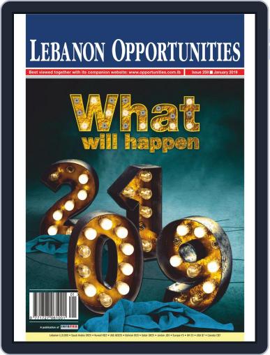 Lebanon Opportunities January 1st, 2019 Digital Back Issue Cover