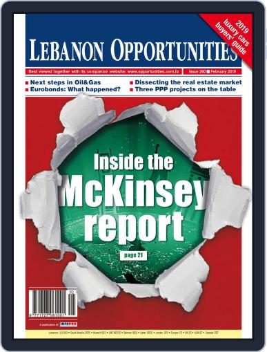 Lebanon Opportunities February 1st, 2019 Digital Back Issue Cover