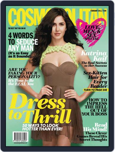 Cosmopolitan India February 13th, 2012 Digital Back Issue Cover