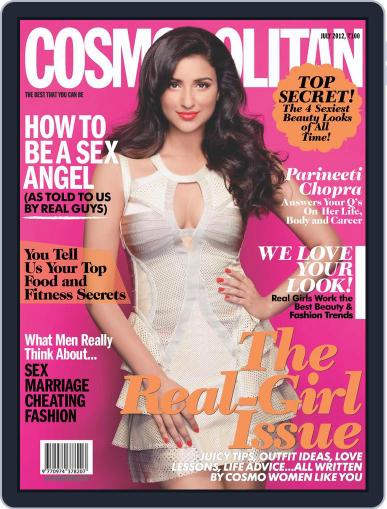 Cosmopolitan India July 16th, 2012 Digital Back Issue Cover