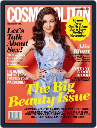 Cosmopolitan India November 19th, 2012 Digital Back Issue Cover