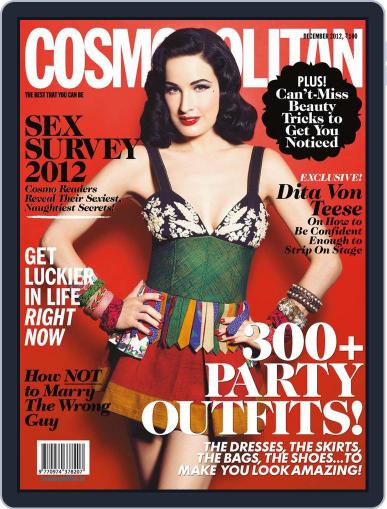 Cosmopolitan India December 17th, 2012 Digital Back Issue Cover