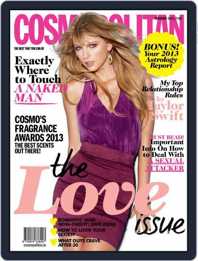 Cosmopolitan India February 16th, 2013 Digital Back Issue Cover