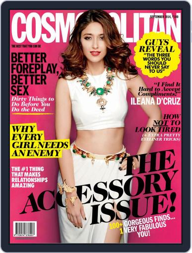 Cosmopolitan India September 15th, 2014 Digital Back Issue Cover
