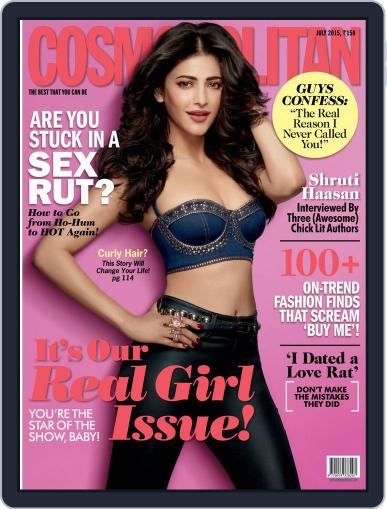 Cosmopolitan India July 7th, 2015 Digital Back Issue Cover