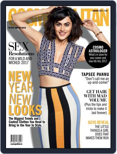 Cosmopolitan India January 1st, 2017 Digital Back Issue Cover
