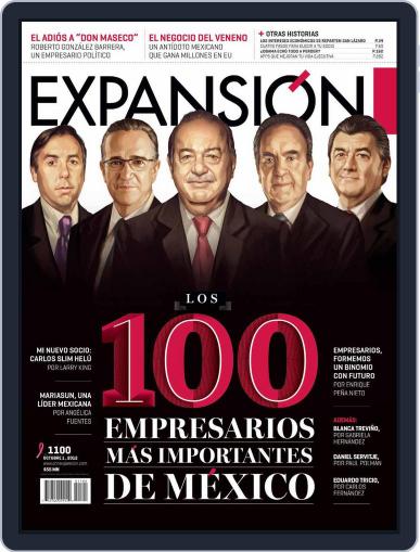 Expansión October 1st, 2012 Digital Back Issue Cover