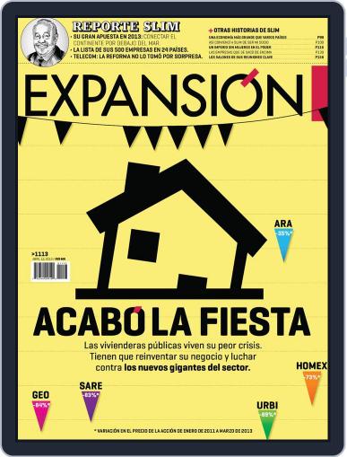 Expansión April 11th, 2013 Digital Back Issue Cover