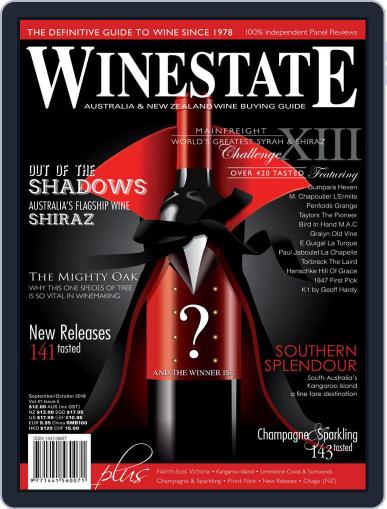 Winestate September 1st, 2018 Digital Back Issue Cover