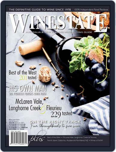 Winestate May 1st, 2019 Digital Back Issue Cover