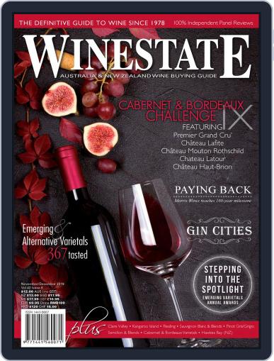 Winestate November 1st, 2019 Digital Back Issue Cover