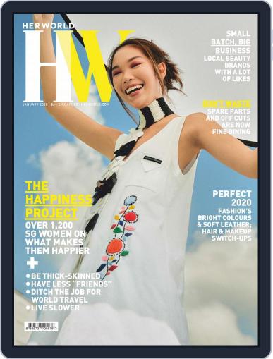 Her World Singapore January 1st, 2020 Digital Back Issue Cover