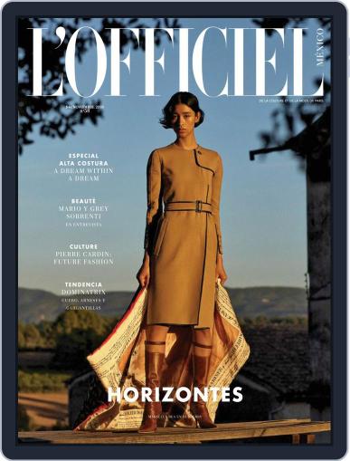L'Officiel Mexico November 1st, 2019 Digital Back Issue Cover