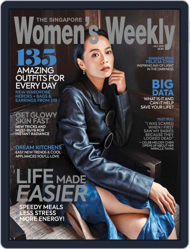 Singapore Women's Weekly July 1st, 2019 Digital Back Issue Cover